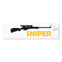 **SNIPER** BUMPER STICKERS