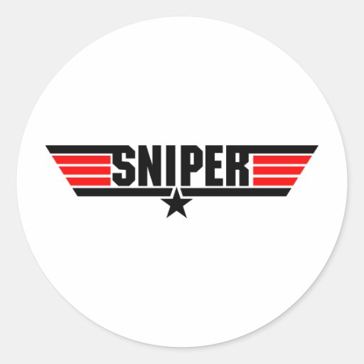 Sniper Round Sticker