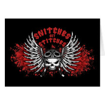 Snitches Get Stitches Cards