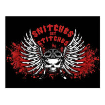 Snitches Get Stitches Postcards