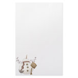 Sno Place Like Home Winter Snowman Design stationery