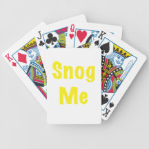 Snog Me Bicycle Poker Cards