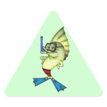 Snorkelling Fish Stickers