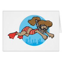 Snorkelling Girl cards
