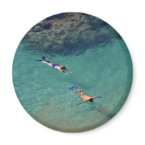 Snorklers 2 fridge magnet