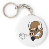 Snorting Bull Key Chain