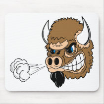 Snorting Bull Mousepad