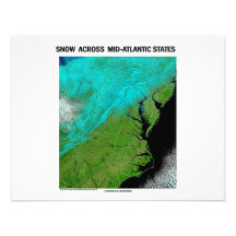 Snow Across Mid-Atlantic States Custom Invite