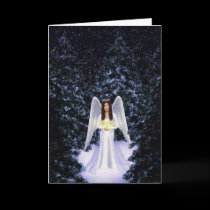 Snow Angel Christmas Card cards