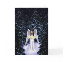 Snow Angel Christmas Card