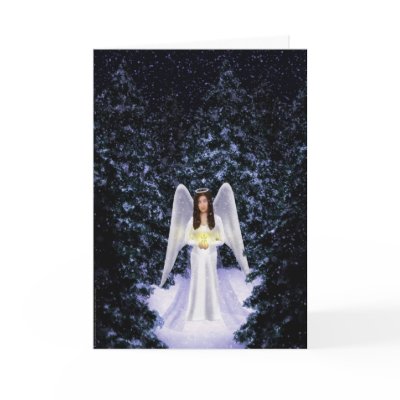 Snow Angel Christmas Card by dilbert627