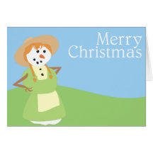 "Snow-Anne of Green Gables" by Nick Moreau Greeting Card