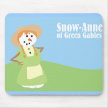 "Snow-Anne of Green Gables" by Nick Moreau Mouse Pads