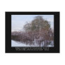 Snow, Bamboo and Trees with Seneca Quote Post Card