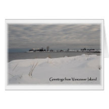 Snow Beach Card