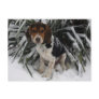 Snow Beagle - Cute Snoopy Puppy Dog Winter Post Cards