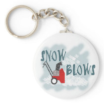 Snow Blows Key Chain