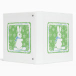Snow Boarding Bunny Binders