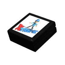 Snow Boarding Keepsake Box