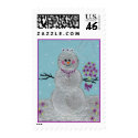 Snow Bride Custom Postage Stamp