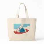 Snow Bunny Tote bags