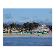 Snow Caps in Santa Cruz Postcard