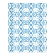 Snow Chrystal Pattern Customized Letterhead