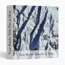 Snow-covered Mountains 3 Ring Binders