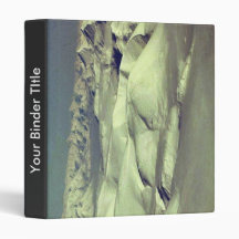 Snow Covered Noatak River - Aerial View Vinyl Binder