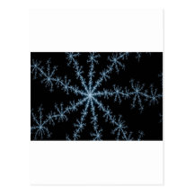 Snow Crystal Postcard
