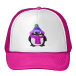 Snow Day Penguin Mesh Hats