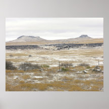 Snow Dusted Mountain Print
