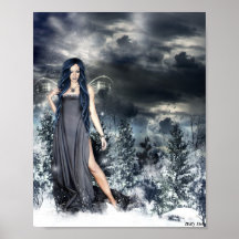 Snow Fairy by  Holly Siek Print
