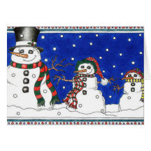 Snow Family Cards