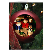 Snow Family Christmas Cards