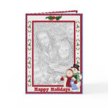 Snow Family Greetings Card