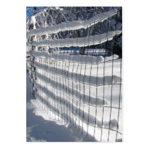 Snow Fence ~ ATC