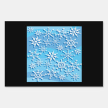 Snow Flakes 2 Signs