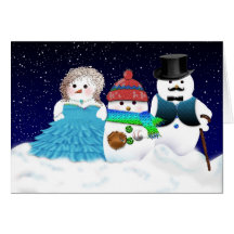 Snow Flamily - Blank Card