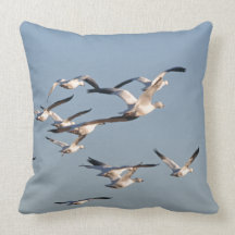 Snow Geese Birds American MoJo Pillow
