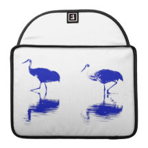 Snow Geese & Cranes Rickshaw Flap Sleeve MacBook Pro Sleeve
