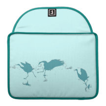 Snow Geese & Cranes Rickshaw Flap Sleeve Sleeve For MacBooks
