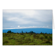 Snow in Hawaii - Mauna Loa Cards