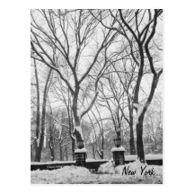 Snow in New York Postcards