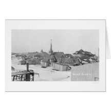 Snow in Nome, Alaska 1916 Card