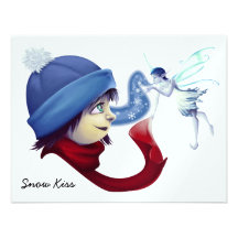 Snow Kiss Custom Announcements