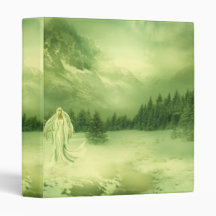 Snow Lady Ring Binder