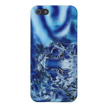 Snow leopard in the wind iPhone 5 case