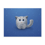 Snow Leopard Post Card