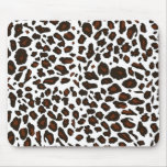 Snow Leopard Print Mousepad